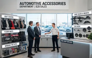 Dealership accessory departments